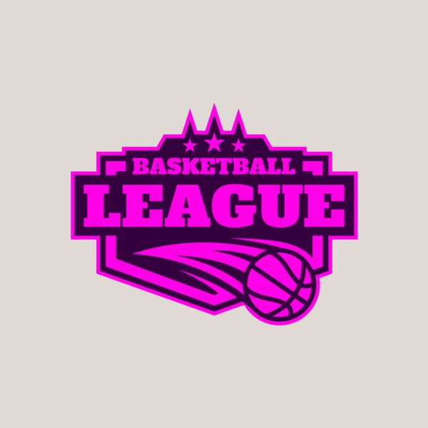 League Basketball logo template 02 Thumbnail