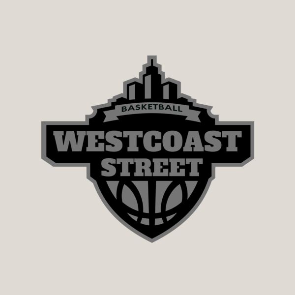 Westcoast Street Basketball League logo template Thumbnail