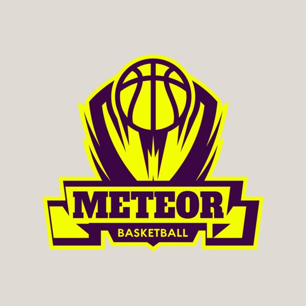 Meteor Basketball Logo Template Thumbnail