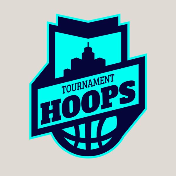 Hoops Tournament Basketball logo template Thumbnail