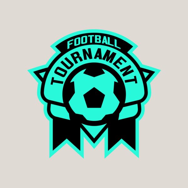 Tournament Football logo template Thumbnail