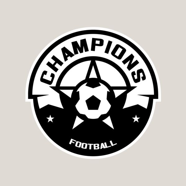 Champions Football logo template Thumbnail