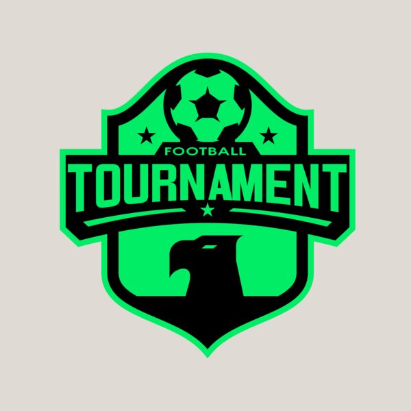 Tournament Football logo template 02 Thumbnail