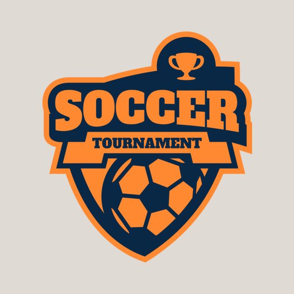 Soccer Tournament league logo template Thumbnail