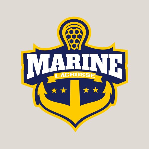 Marine Lacrosse Logo Template Thumbnail