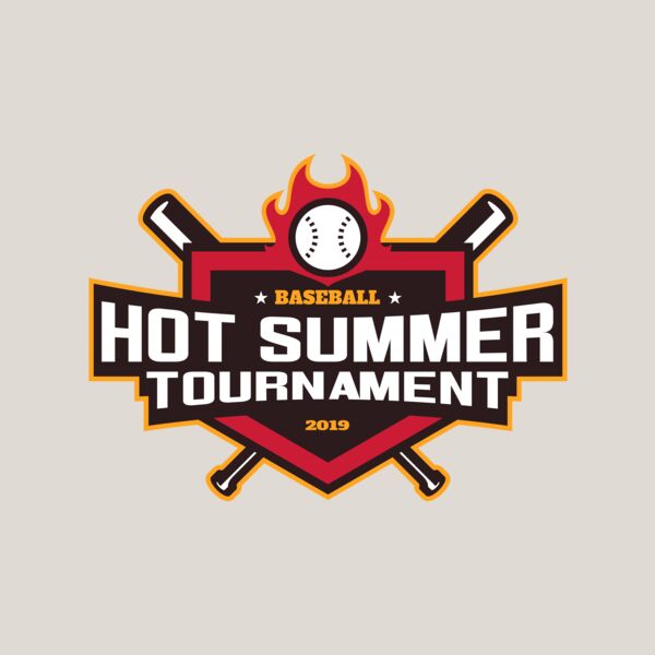 Hot Summer Tournament Baseball logo 01 Thumbnail