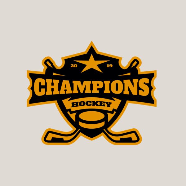 Champions Hockey logo template 02 Thumbnail
