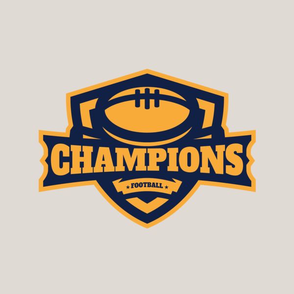 Champions Football logo template Thumbnail