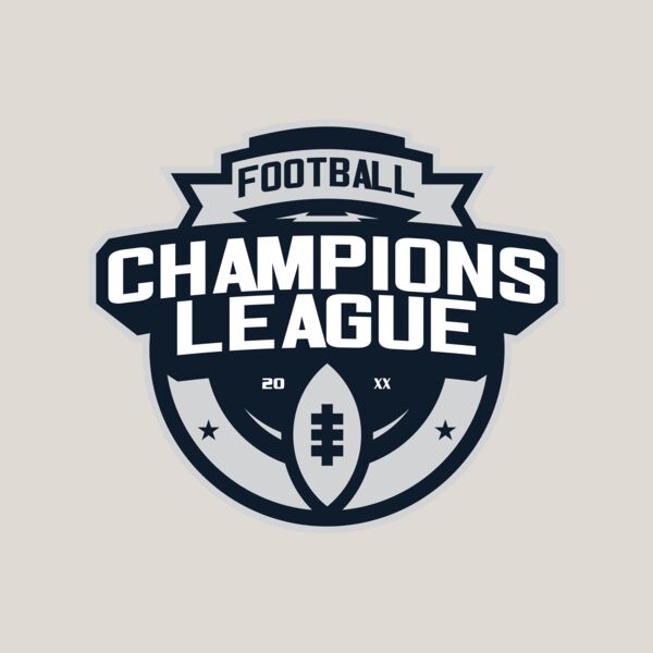 Champions League Football logo template Thumbnail