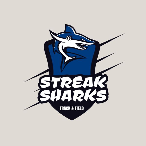 Sharks Track & Field Team Logo 01 Thumbnail