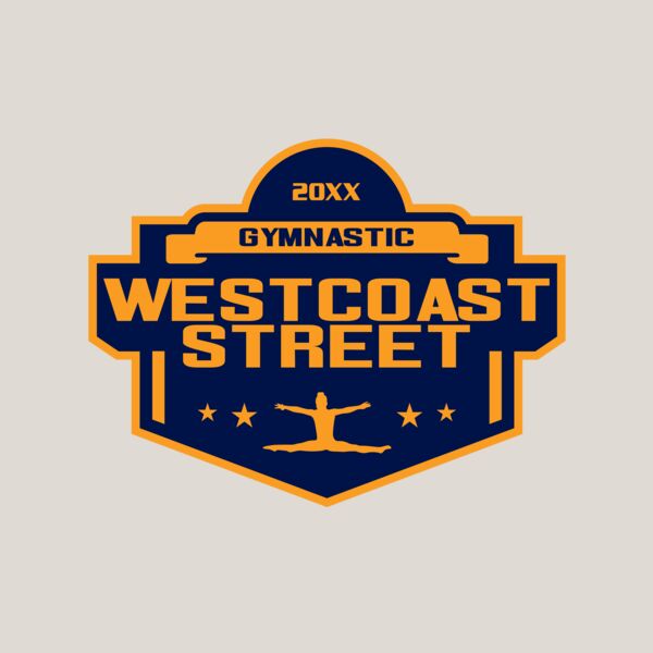 West Coast Street Gymnastic logo template 02 Thumbnail