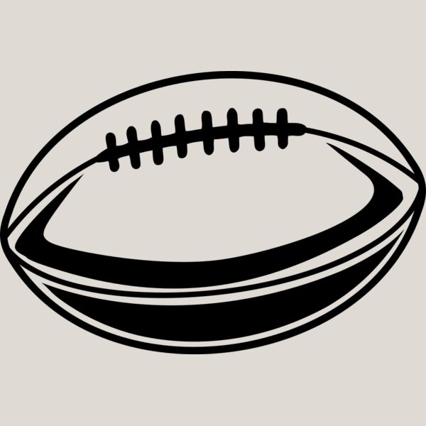 American Football   Clipart 5 Thumbnail