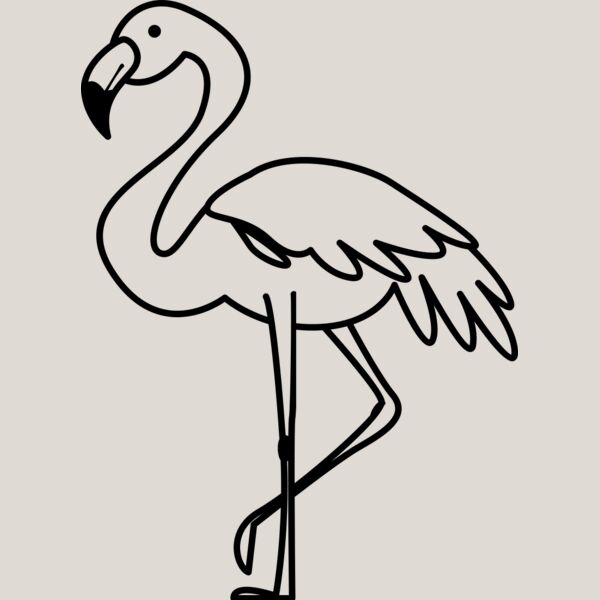 Flamingo   Clipart 3 Thumbnail