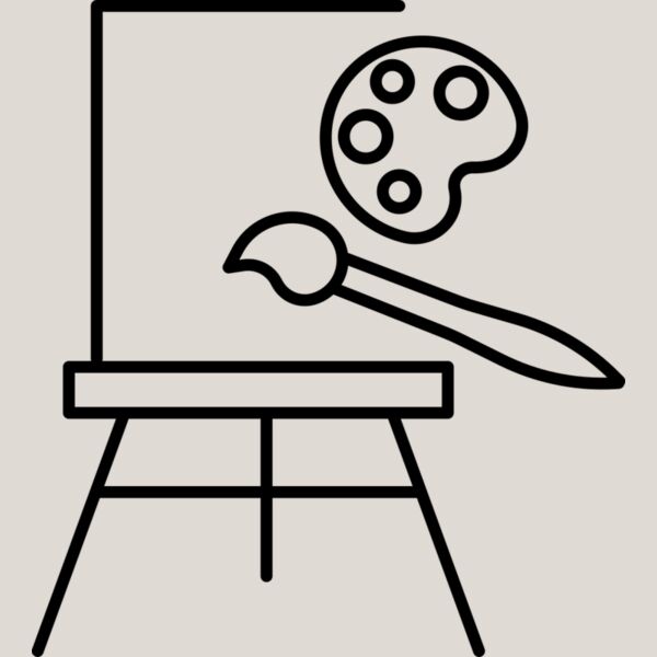 Art Tools and Studio Easel Thumbnail