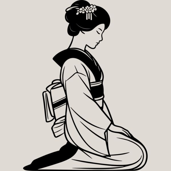 Kimono Geishas Art Thumbnail