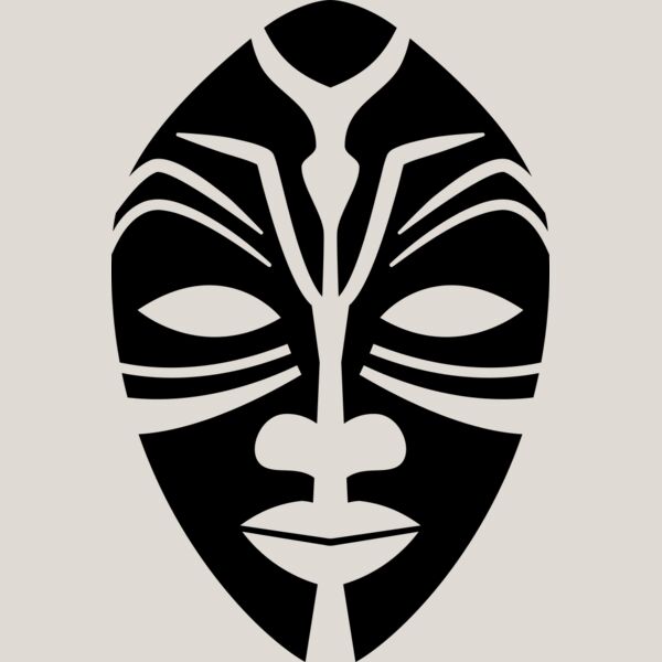 Maori Tribal Mask Thumbnail