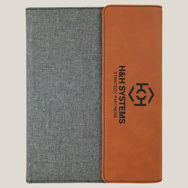 7" x 9" Leatherette Portfolio with Notepad Thumbnail