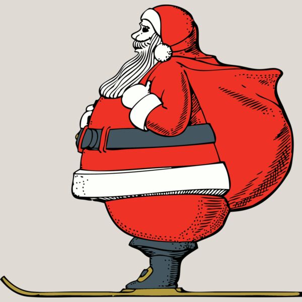 Skiing Santa Thumbnail