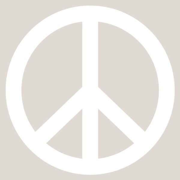 Peace Sign  White  Thumbnail