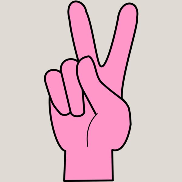Peace  Pink   Black  Thumbnail