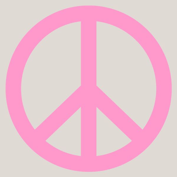 Peace Sign  Pink  Thumbnail