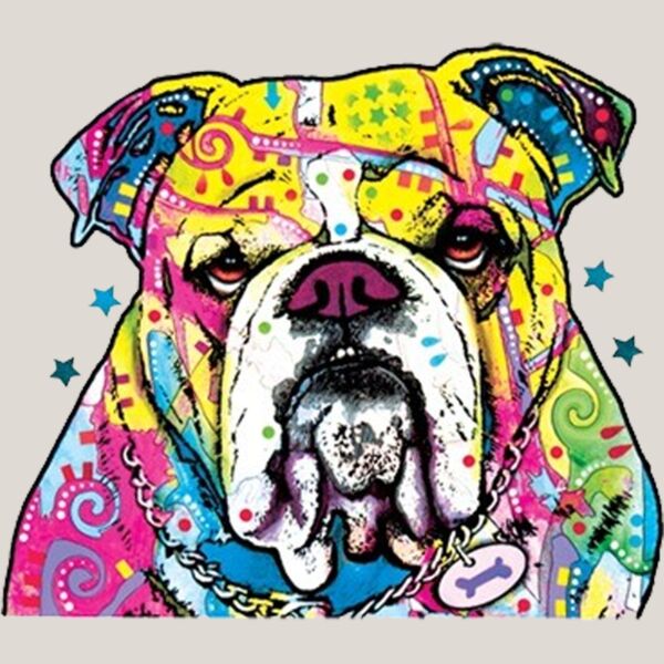Colorful Bulldog Thumbnail