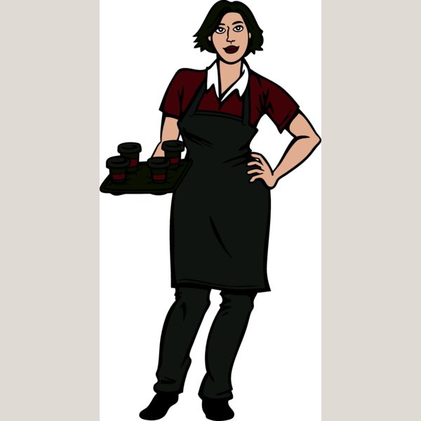 waitressM010 eps Thumbnail