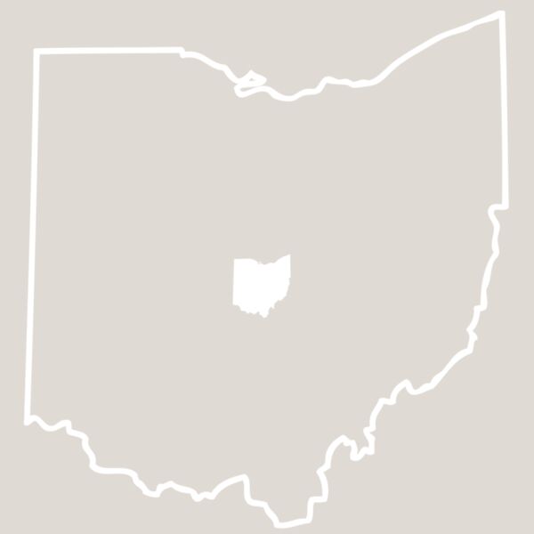 Ohio Heart  White  Thumbnail