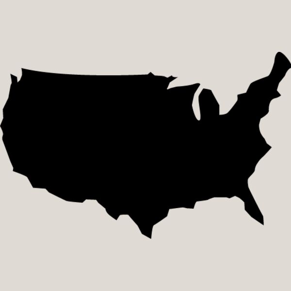 USA Map Silhouette2 Thumbnail