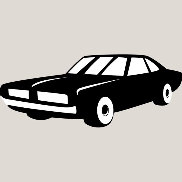 Muscle Car Silhouette2 Thumbnail