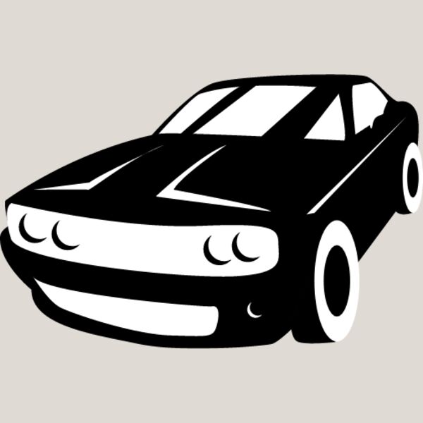Muscle Car Silhouette3 Thumbnail