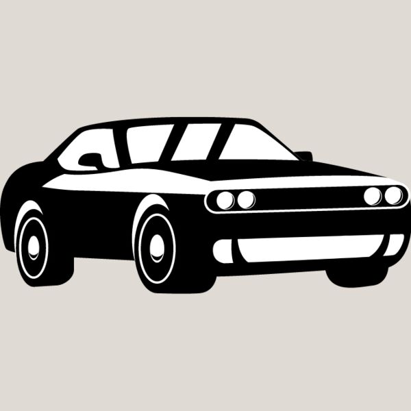 Muscle Car Silhouette1 Thumbnail