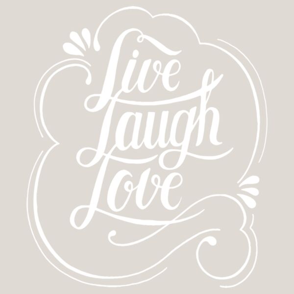Live Love Laugh  White  Thumbnail