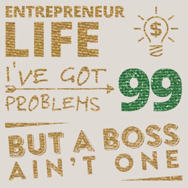 99 Problems  Metallic Gold   Green  Thumbnail