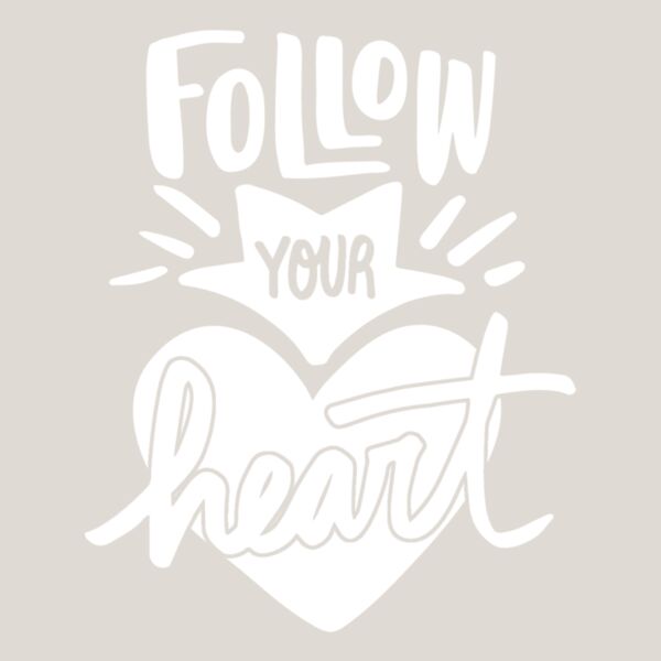 Follow Your Heart  White  Thumbnail
