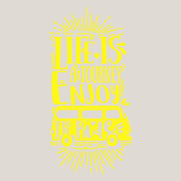 Life is an Adventure  Yellow  Thumbnail