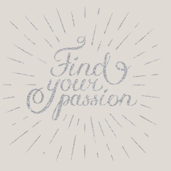 FindYourPassionMetallicSilver11x11 Thumbnail