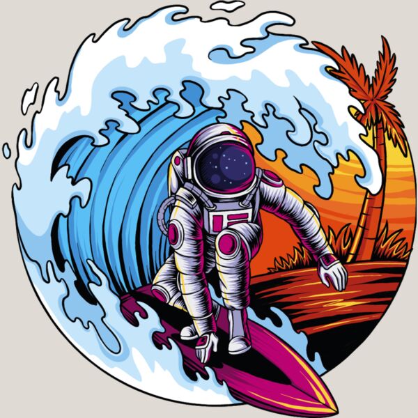 Summer Astronaut Surfer Thumbnail
