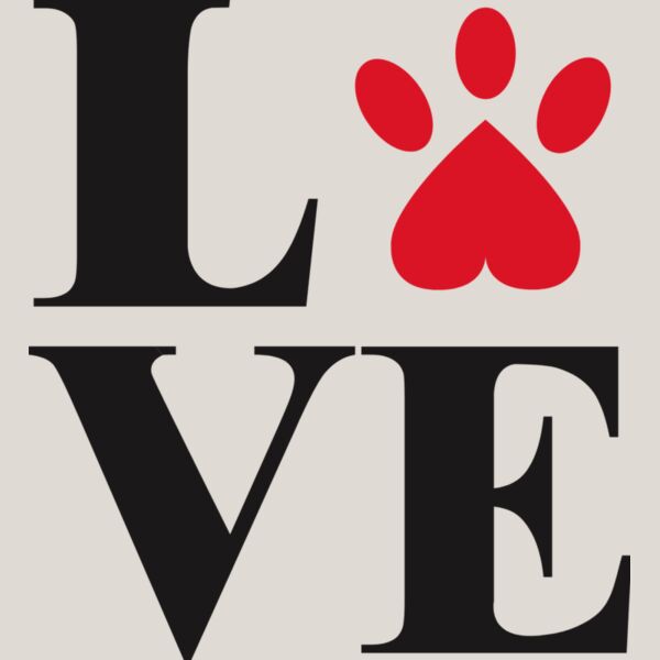 Love  Paw Print  Thumbnail