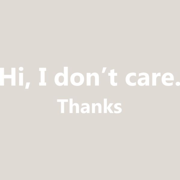 I don t Care Thumbnail