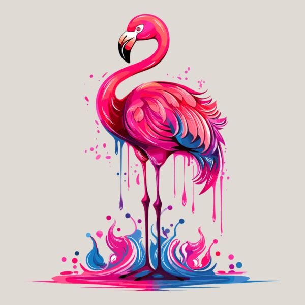 Colorful Flamingo Thumbnail