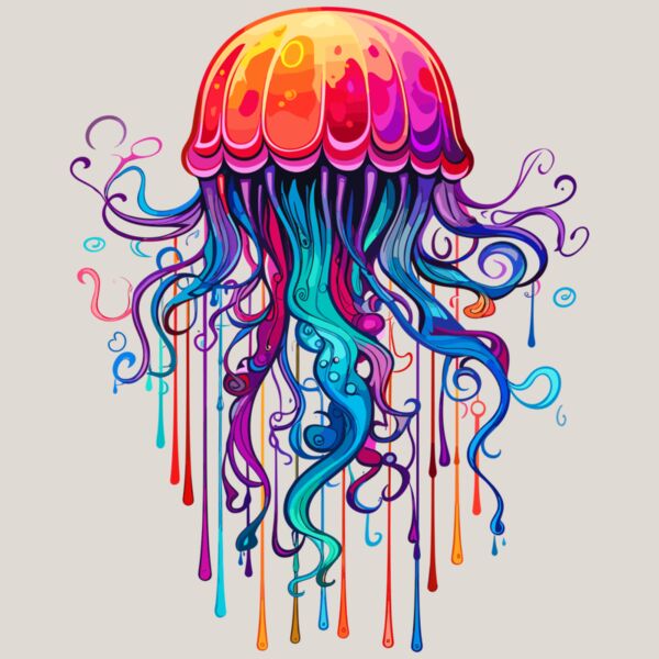 Colorful Jellyfish Thumbnail