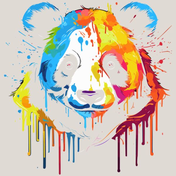 Colorful Panda Thumbnail