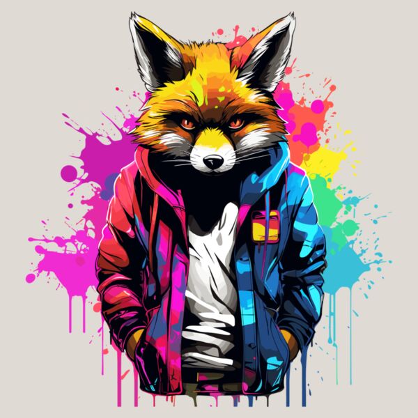 Colorful Fox Thumbnail