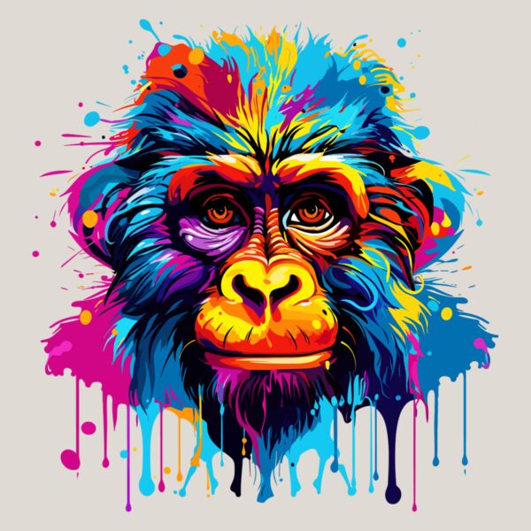 Colorful Chimp Thumbnail