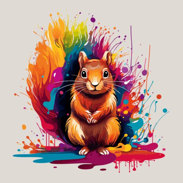 Colorful Squirrel Thumbnail