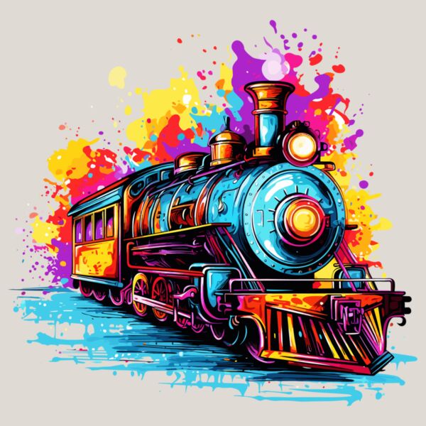 Colorful Train Thumbnail
