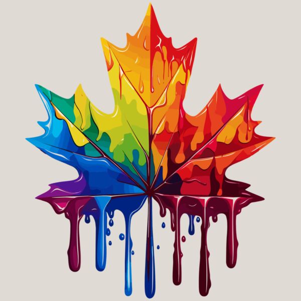 Colorful Maple Leaf Thumbnail