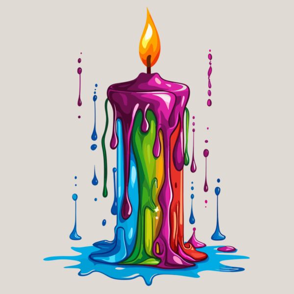 Colorful Candle Thumbnail
