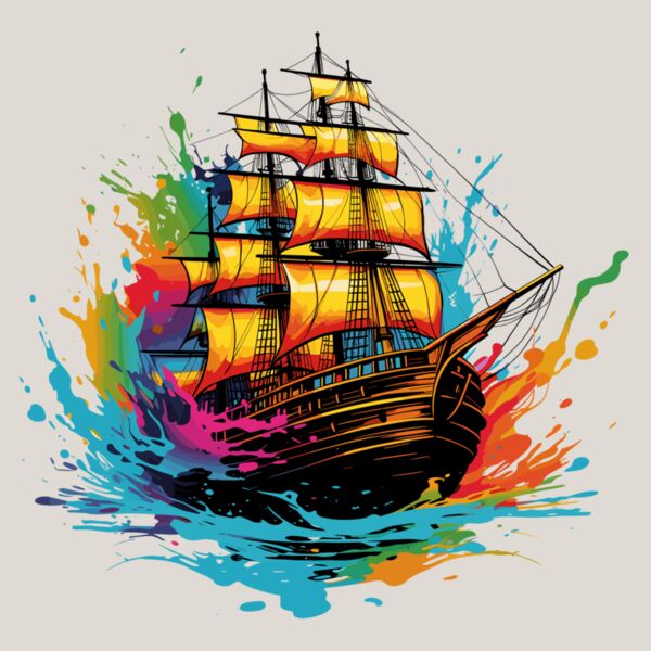 Colorful Ship Thumbnail